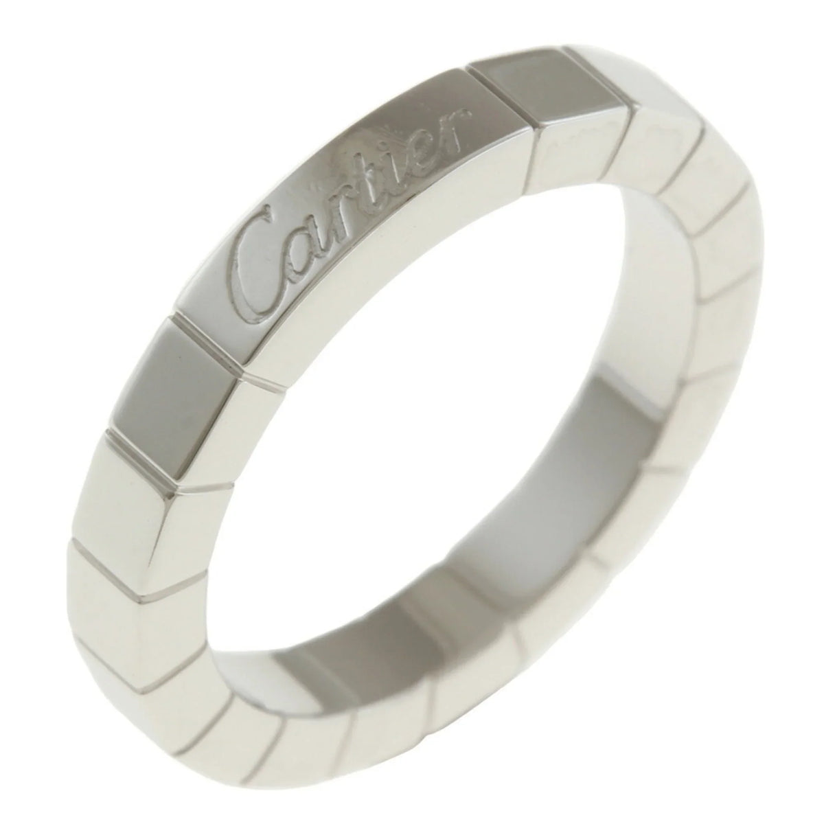 Pre-Owned Cartier Raniere Ring No. 8 18K K18 White Gold Women's CARTIER (Good)