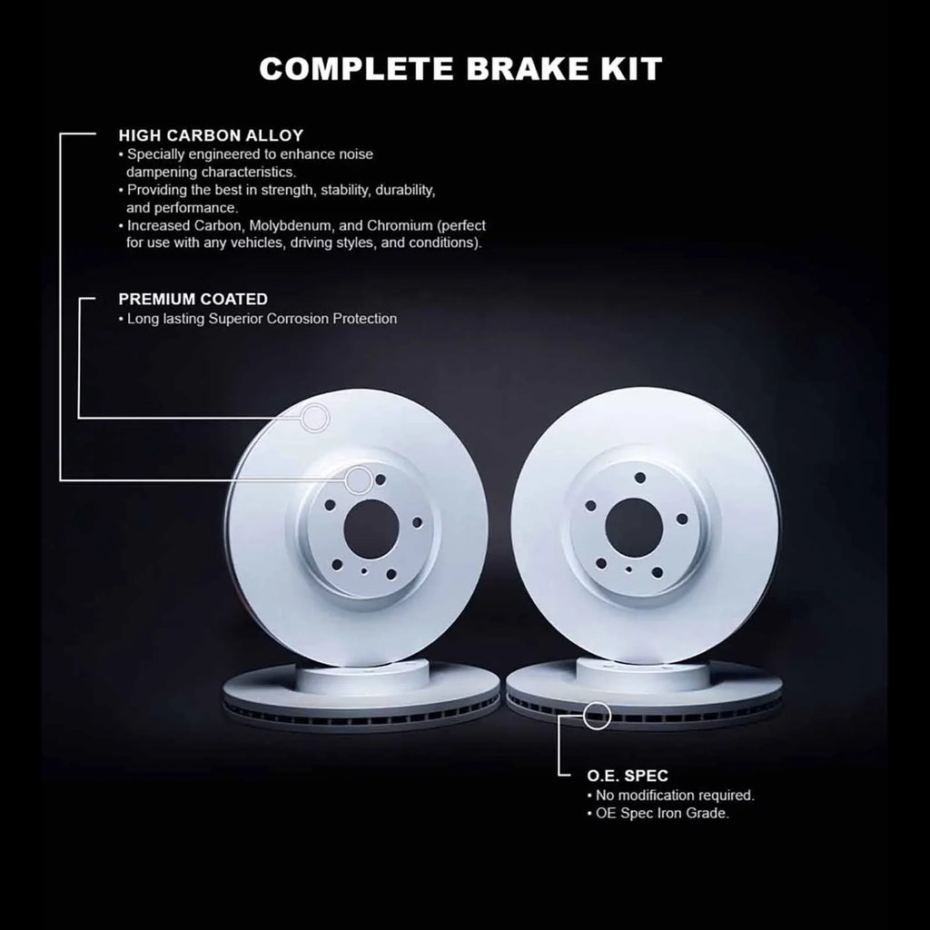 R1 Concepts Wdpn2 27013 R1 Concepts Brake Rotor Carbon Coated Fits select: 2016 VOLVO S60 R DESIGN
