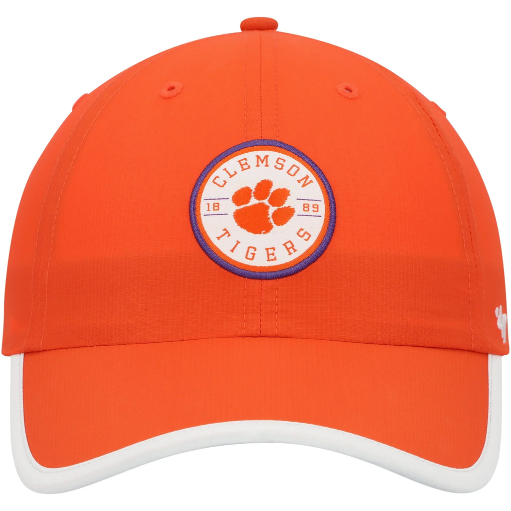 Men's '47 Orange Clemson Tigers Microburst Clean Up Adjustable Hat - OSFA