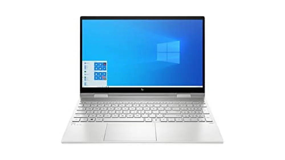 HP 2022 Envy X360 15.6" FHD Touchscreen 2-in-1 Device Intel Quad-Core Core i5 Iris Xe Graphics 16GB RAM DDR4 512GB NVMe SSD USB C WiFi AX HDMI2.0 Backlit Keyboard Microsoft OS 11 Home Silver w/RE USB