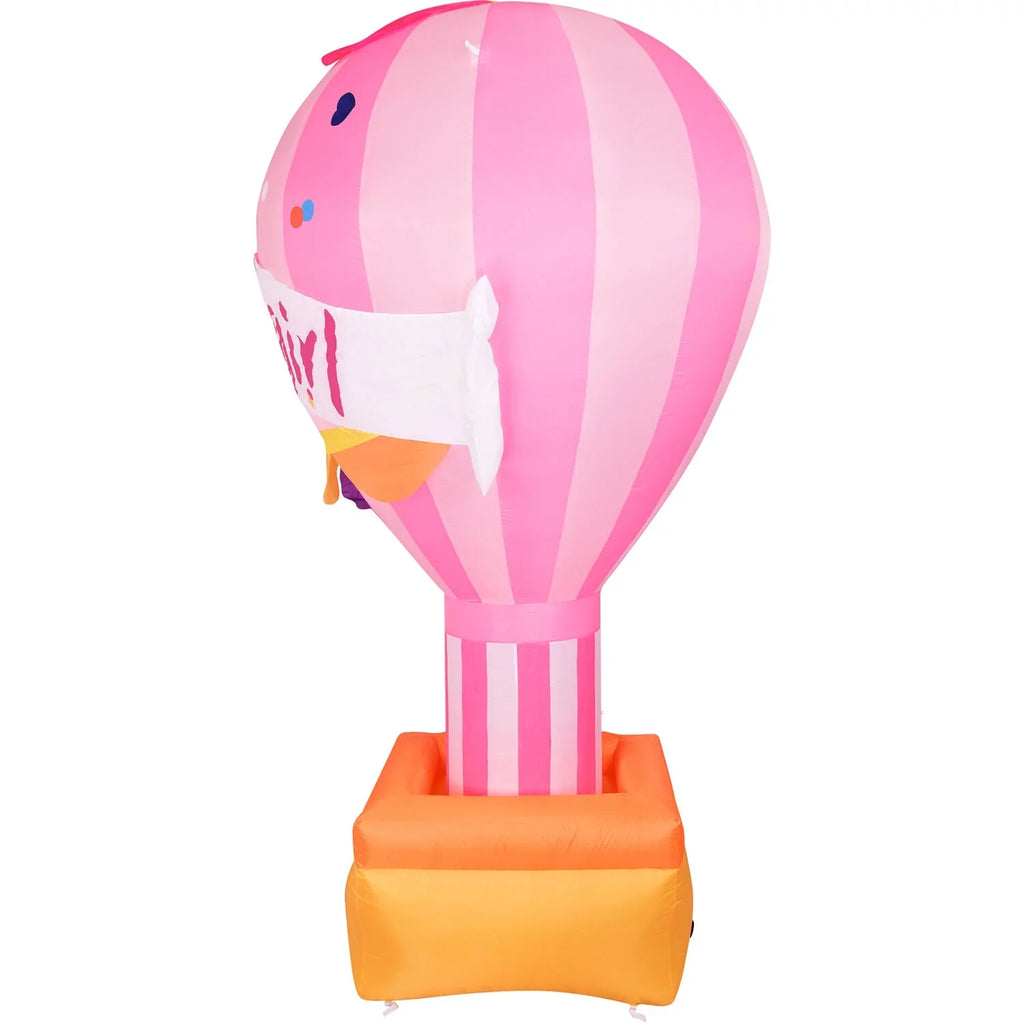 Fraser Hill Farm 10-Ft. Inflatable It's a Girl Balloon Sign with Lights | Outdoor Blow-Up Festive Decor for Baby Shower Celebration Party with Blower, Stakes, Ropes, and Storage Bag
