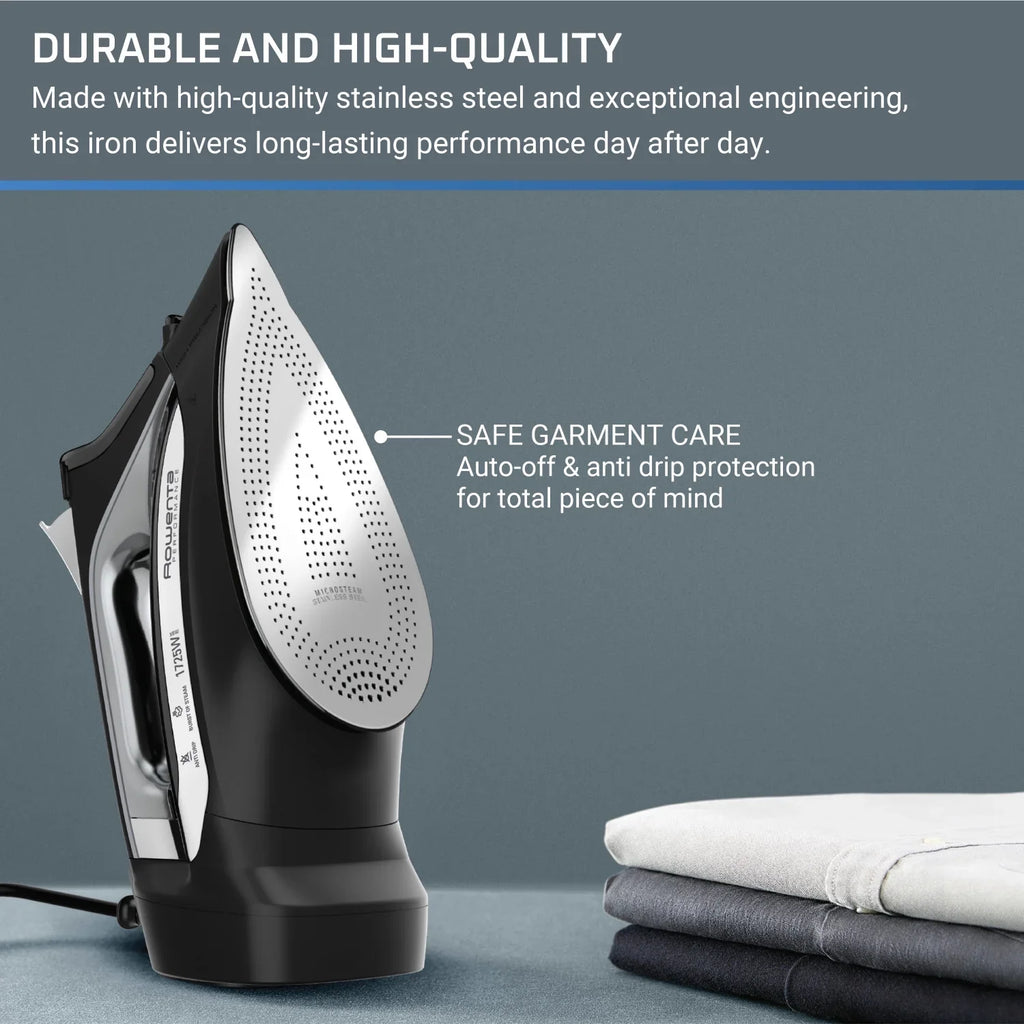 Rowenta Accessteam Cordreel Iron, Black