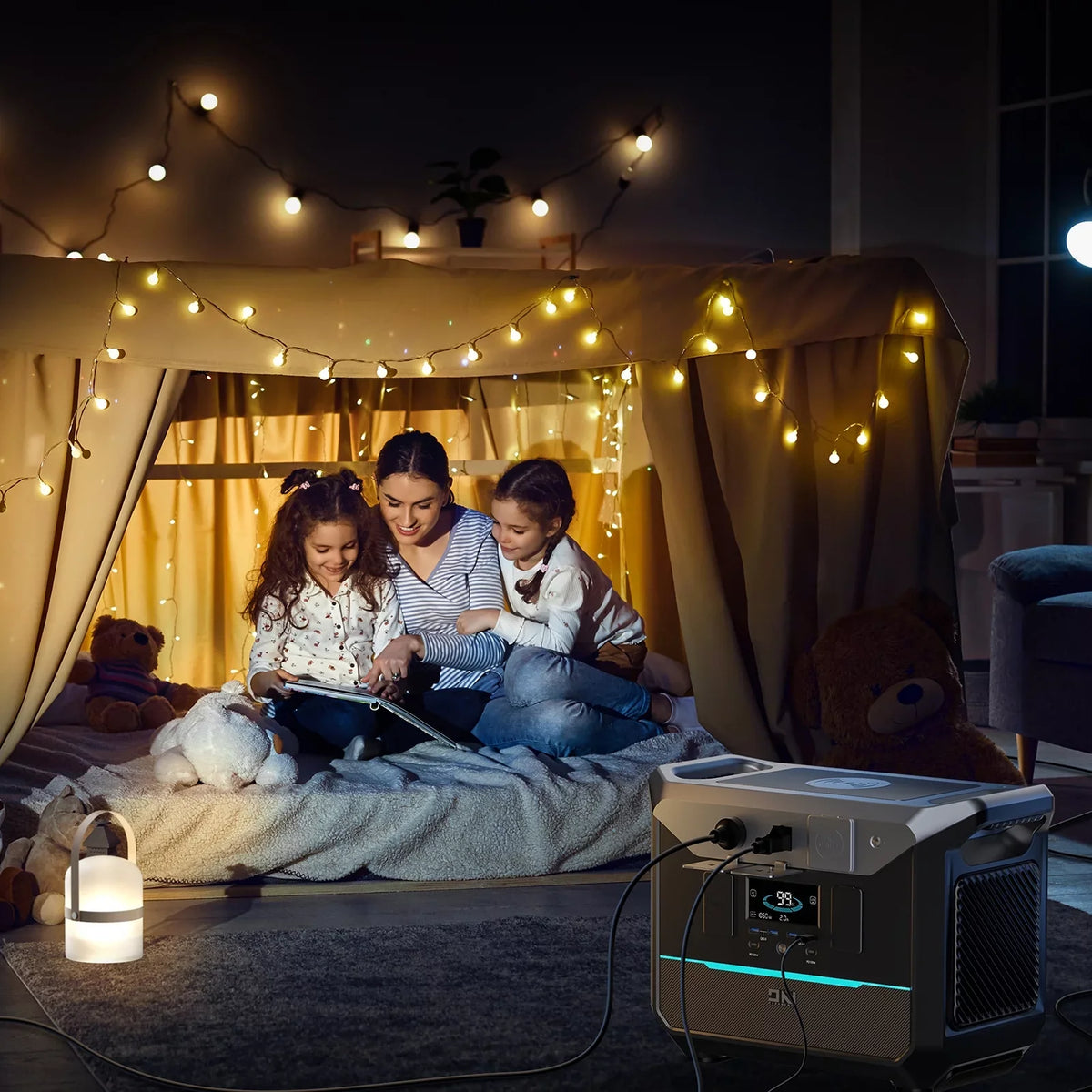 DaranEner NEO300 Portable Power Station by Anself, 268.8Wh 300W LiFePO4 Battery Backup Power Supply for Travel