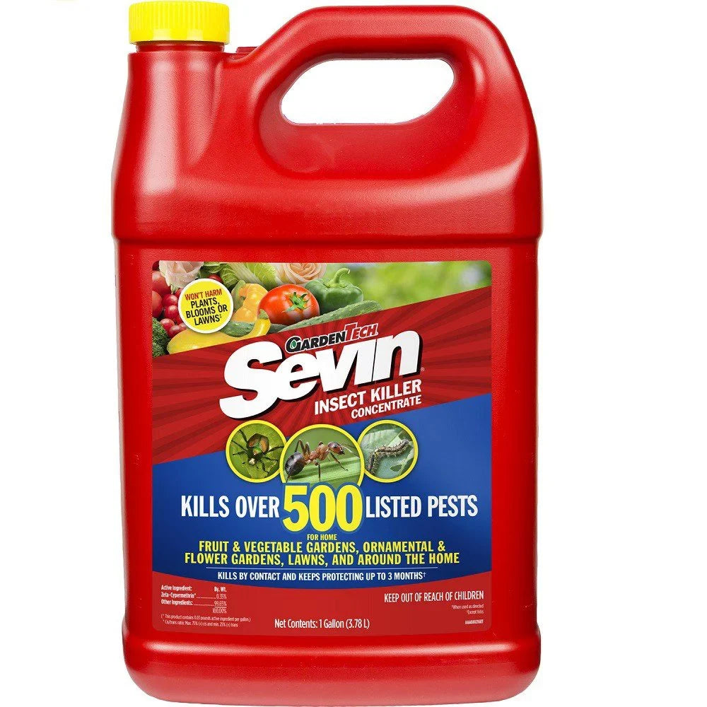 Garden Tech Sevin Insect Killer Concentrate for Lawn and Garden, 1 Gallon